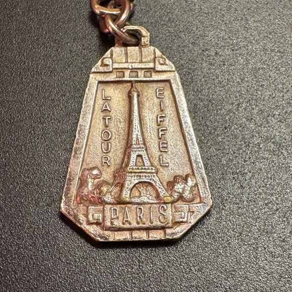 Two-Sided Medal of St. Christopher and The Eiffel Tower - Picture 2 of 6